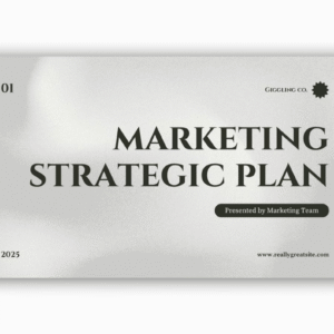 120-PAGE MARKETING STRATEGIC PLAN